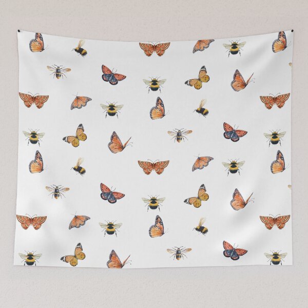 Item preview, Bees and Butterflies designed and sold by silviaol.
