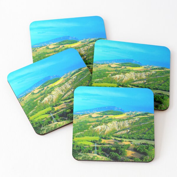Item preview, Scenery in Force with Monte dell'Ascensione, badlands, ravines, thickets, poles designed and sold by Kristina Drozd.