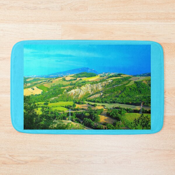 Item preview, Scenery in Force with Monte dell'Ascensione, badlands, ravines, thickets, poles designed and sold by Kristina Drozd.