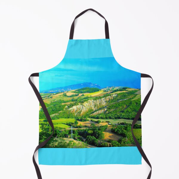 Item preview, Scenery in Force with Monte dell'Ascensione, badlands, ravines, thickets, poles designed and sold by Kristina Drozd.