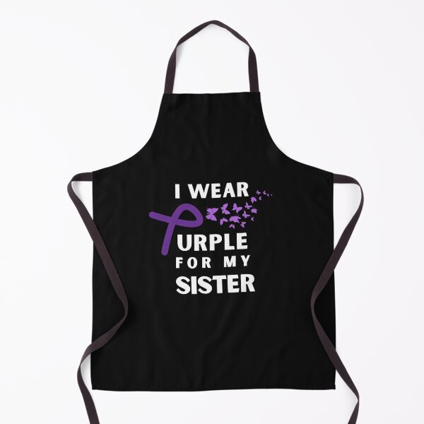 Item preview, Sister Epilepsy Awareness Month Seizure October November 17th Cancer Survivor Purple Ribbon Cancer Support Hope Love Mental Health Depression Anxiety Inspirational Motivational Gift Idea designed and sold by EpsilonEridani.