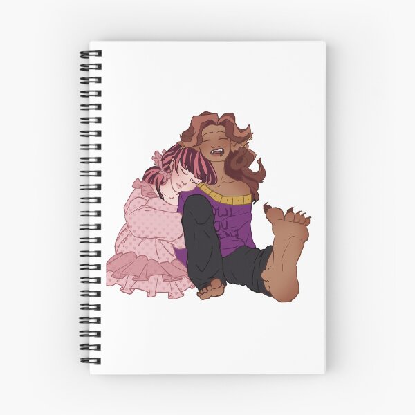 Item preview, Cute Sleepy Draculaura and Clawdeen Wolf (MH) in pajamas designed and sold by MonachopsisCrum.