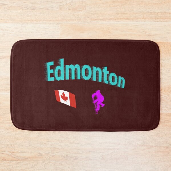 Item preview, Edmonton, Alberta Hockey abstract design  designed and sold by lobodelnoir.