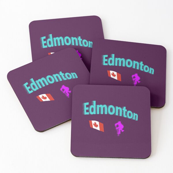 Item preview, Edmonton, Alberta Hockey abstract design  designed and sold by lobodelnoir.