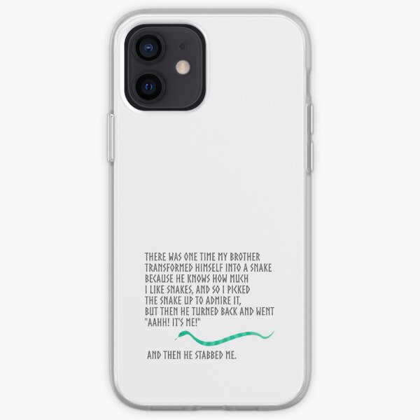And Then He Stabbed Me. iPhone Soft Case