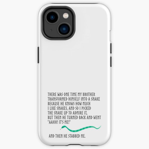 Y luego me apuñaló. Funda resistente para iPhone