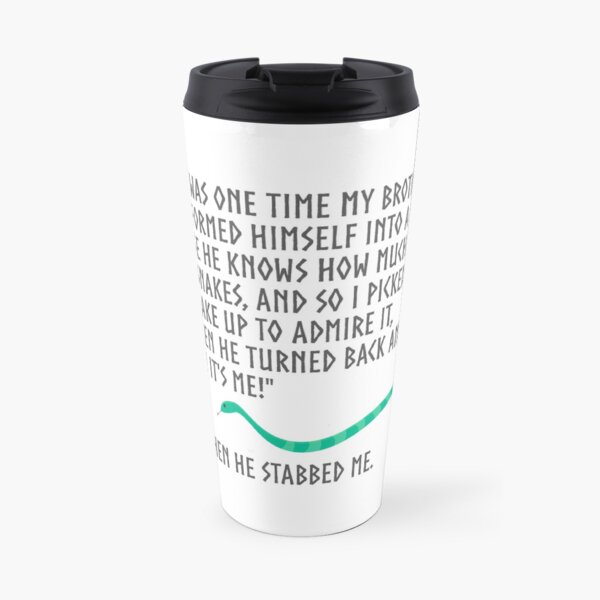 And Then He Stabbed Me. Travel Mug