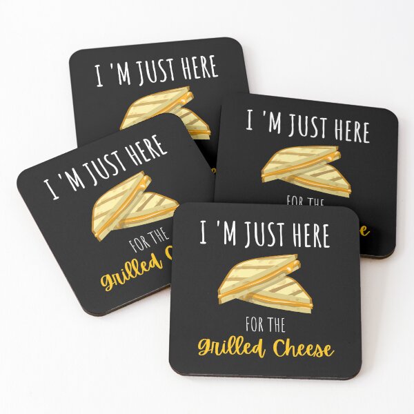 Item preview, I'm Just Here For The Grilled Cheese funny designed and sold by kALENZI.