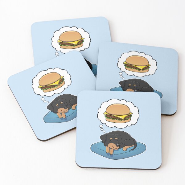 Item preview, Miniature Pinscher dreaming about Cheeseburgers designed and sold by DoggieDelights.