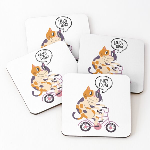 Item preview, Cat Riding a Bike designed and sold by Prilidiarts.