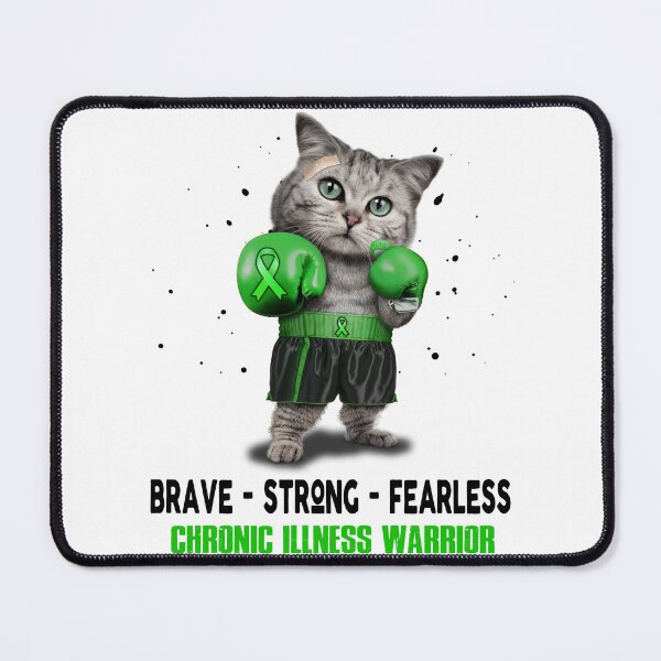 Item preview, Chronic Illness Warrior - BRAVE STRONG FEARLESS designed and sold by Berriosly.