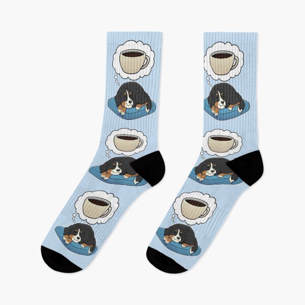 Item preview, Bernese Mountain Dog dreaming about Black Coffee designed and sold by DoggieDelights.