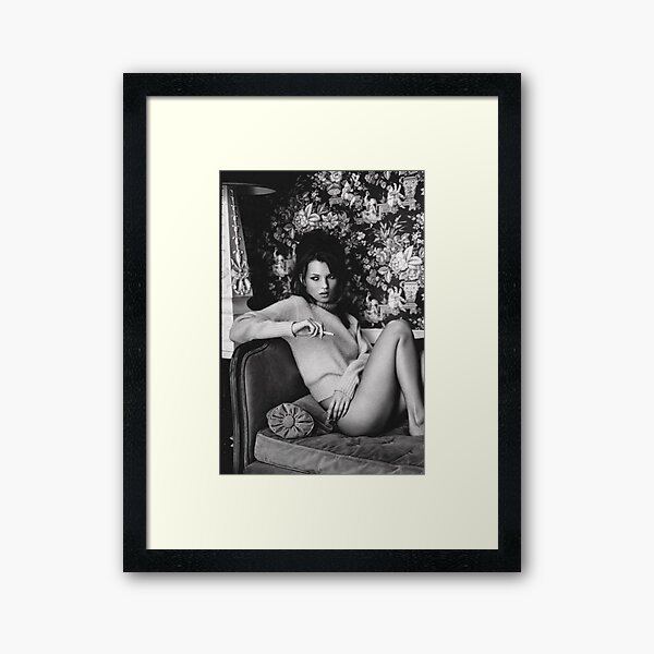 Item preview, Vintage 90s Kate Moss Black and White Photography - Fashion Model designed and sold by HoneymoonHotel.