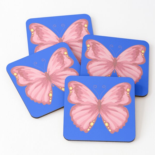 Item preview, Hand Painted Pink Butterfly designed and sold by TheCatmeow2000.