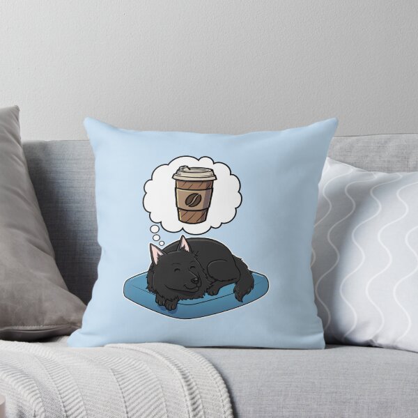 Item preview, Belgian Sheepdog dreaming about Take Away Coffee designed and sold by DoggieDelights.