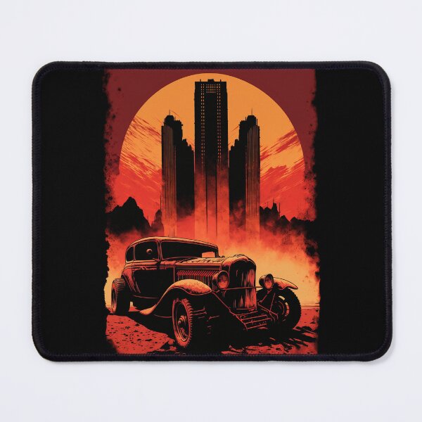 Item preview, Dystopian Sunrise: A Post-Apocalyptic Hot Rod Scene for Fans of Brutalism and American Industry #8 designed and sold by RodZnRoll.
