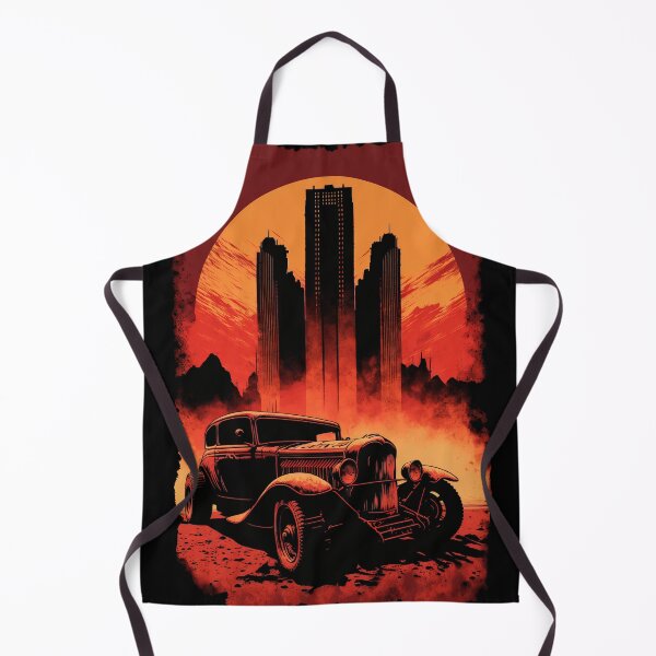 Item preview, Dystopian Sunrise: A Post-Apocalyptic Hot Rod Scene for Fans of Brutalism and American Industry #8 designed and sold by RodZnRoll.