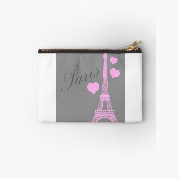 Item preview, Paris Eiffel Tower Pink & Gray designed and sold by BeachBumFamily.