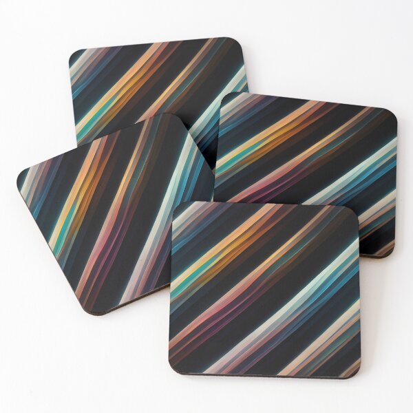 Item preview, Beams of rainbow light striped pattern designed and sold by artfullyprompt.