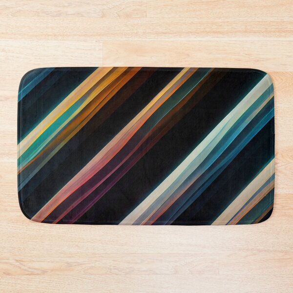 Item preview, Beams of rainbow light striped pattern designed and sold by artfullyprompt.