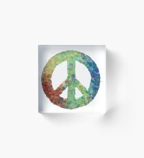 Peace Melody Acrylic Block