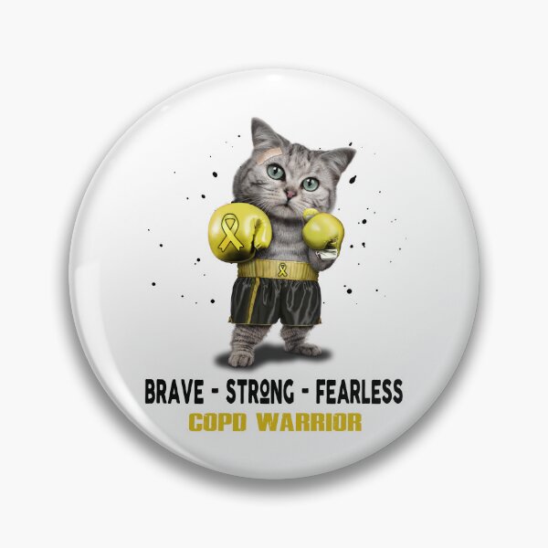Item preview, COPD Warrior - BRAVE STRONG FEARLESS designed and sold by Berriosly.