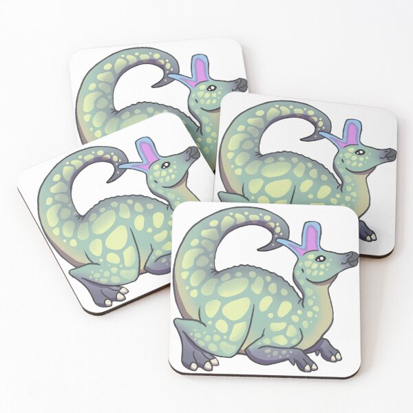 Item preview, Lambeosaurus Herbivore Dinosaur Green designed and sold by ArtMongoose.