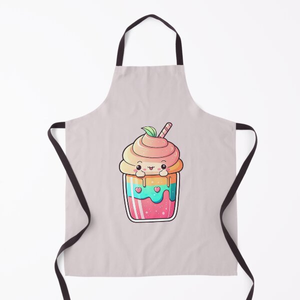 Item preview, Sip Sip Hooray! Rainbow Smoothie with a Cute Face and a Straw designed and sold by ultra-cute.