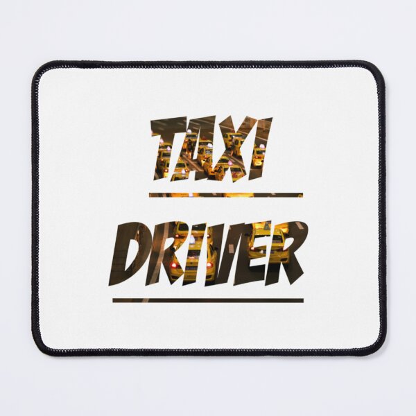 Item preview, Taxi Driver - Taxis Text Design with Taxi Drivers In The Background designed and sold by evannakratz1.