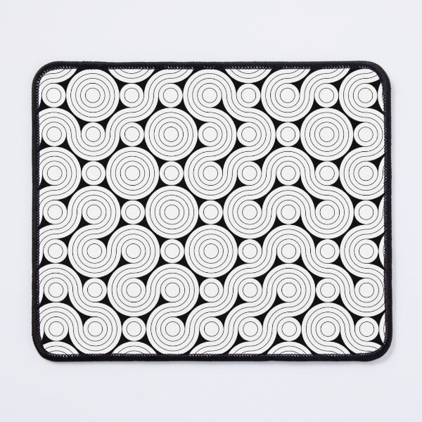 Item preview, 10Print Design with curves B&W v007 designed and sold by Rupert Russell.