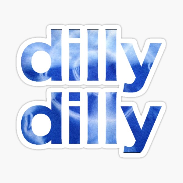 DILLY PHILLY Sticker for Sale by MrKayDeeBee