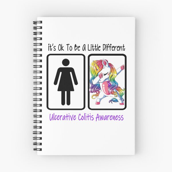 Item preview, Ulcerative Colitis Awareness - It is Ok To Be A Little Different designed and sold by RekaJoJo.