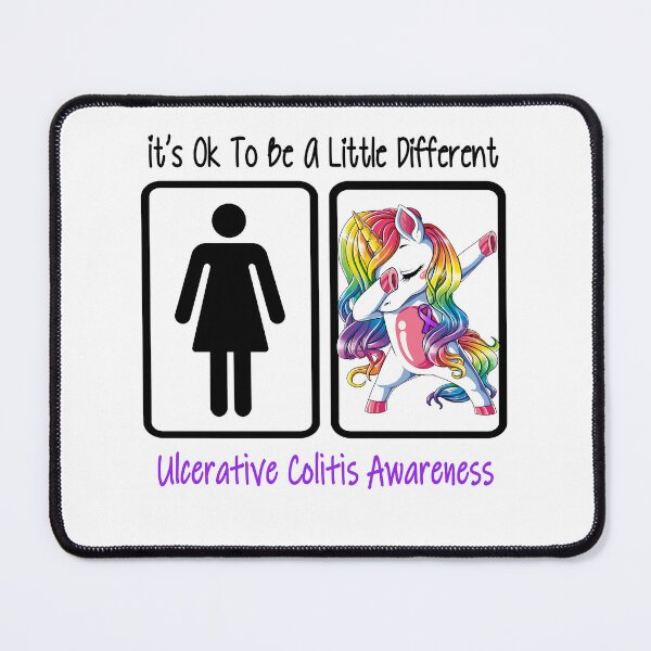 Item preview, Ulcerative Colitis Awareness - It is Ok To Be A Little Different designed and sold by RekaJoJo.