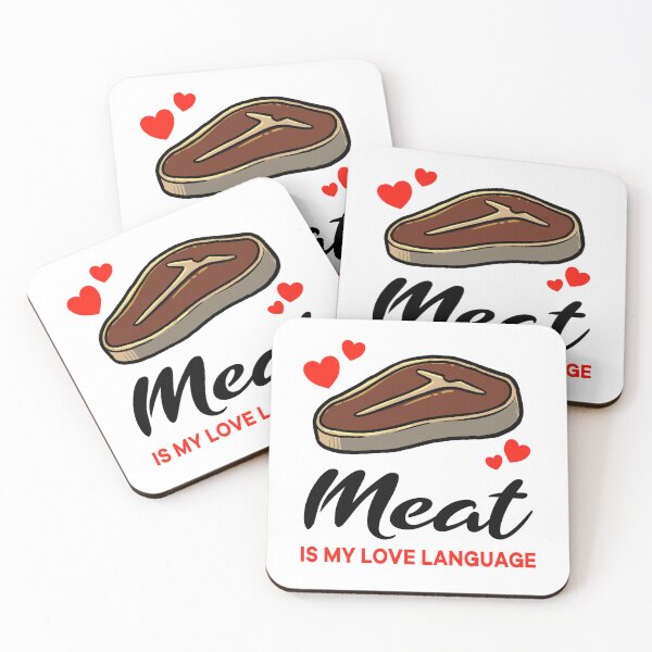 Item preview, Meat is my Love Language designed and sold by jonmlam.