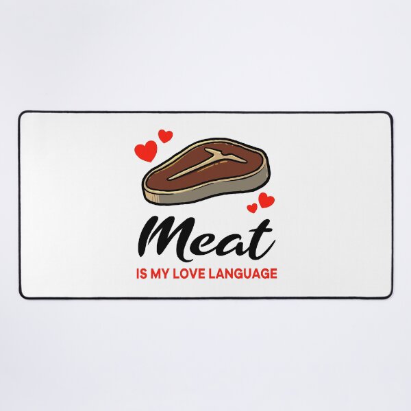 Item preview, Meat is my Love Language designed and sold by jonmlam.