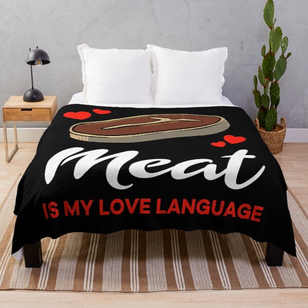 Item preview, Meat is my Love Language Funny designed and sold by jonmlam.