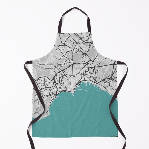 Item preview, Naples Italy Map - Minimal Style w/ Roads designed and sold by wxnw-designs.