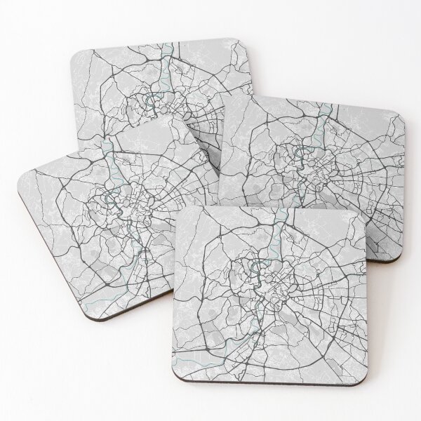 Item preview, Rome Italy Map - Minimal Style w/ Roads designed and sold by wxnw-designs.