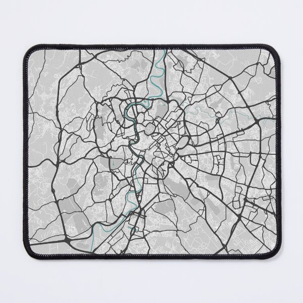 Item preview, Rome Italy Map - Minimal Style w/ Roads designed and sold by wxnw-designs.