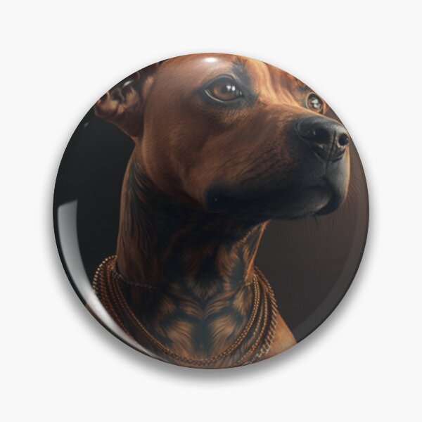 Item preview, cut dog wearing a necklace designed and sold by RedbubbleMuse.