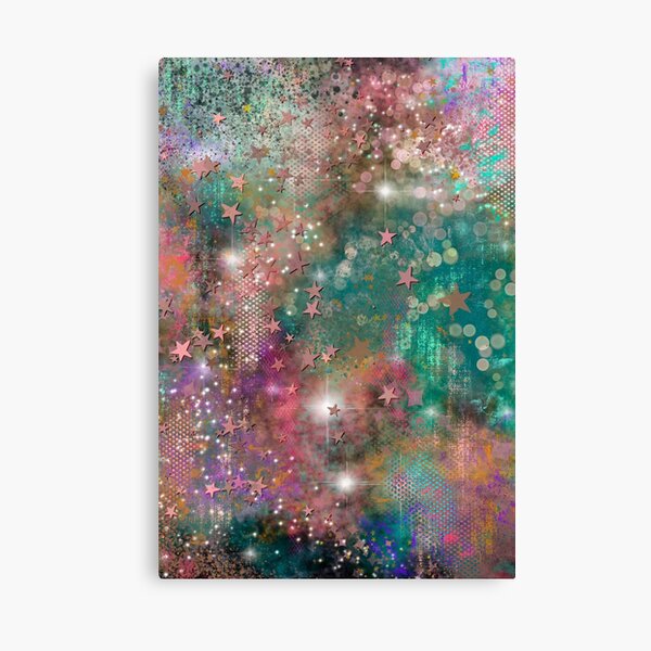 Abstract Galaxy Painting by Kristi Duggins Canvas Print