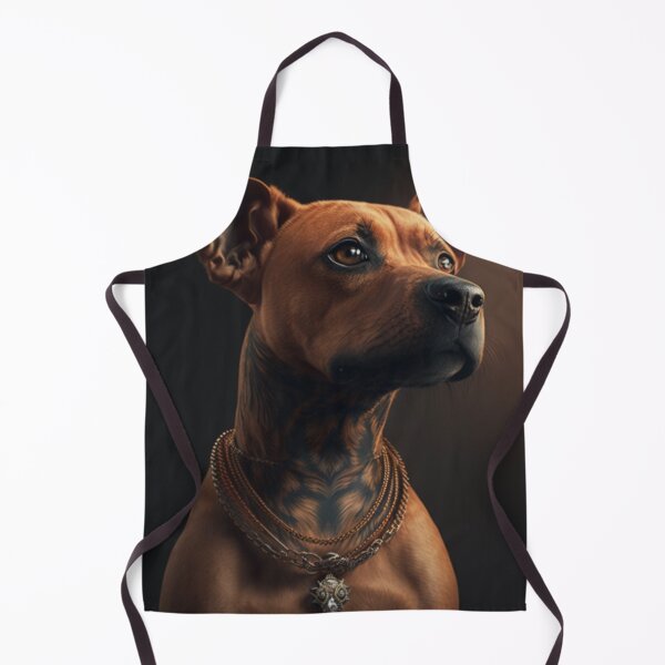 Item preview, cut dog wearing a necklace designed and sold by RedbubbleMuse.