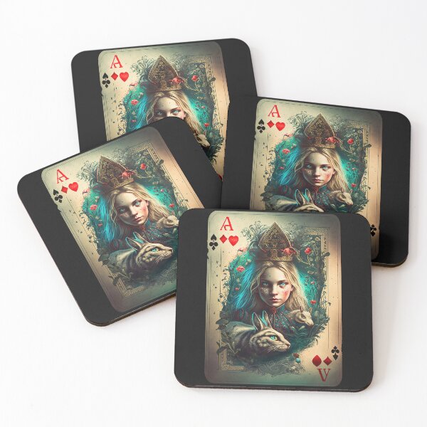Item preview, Wonderland Card Design 9 designed and sold by Artistic Pandas.