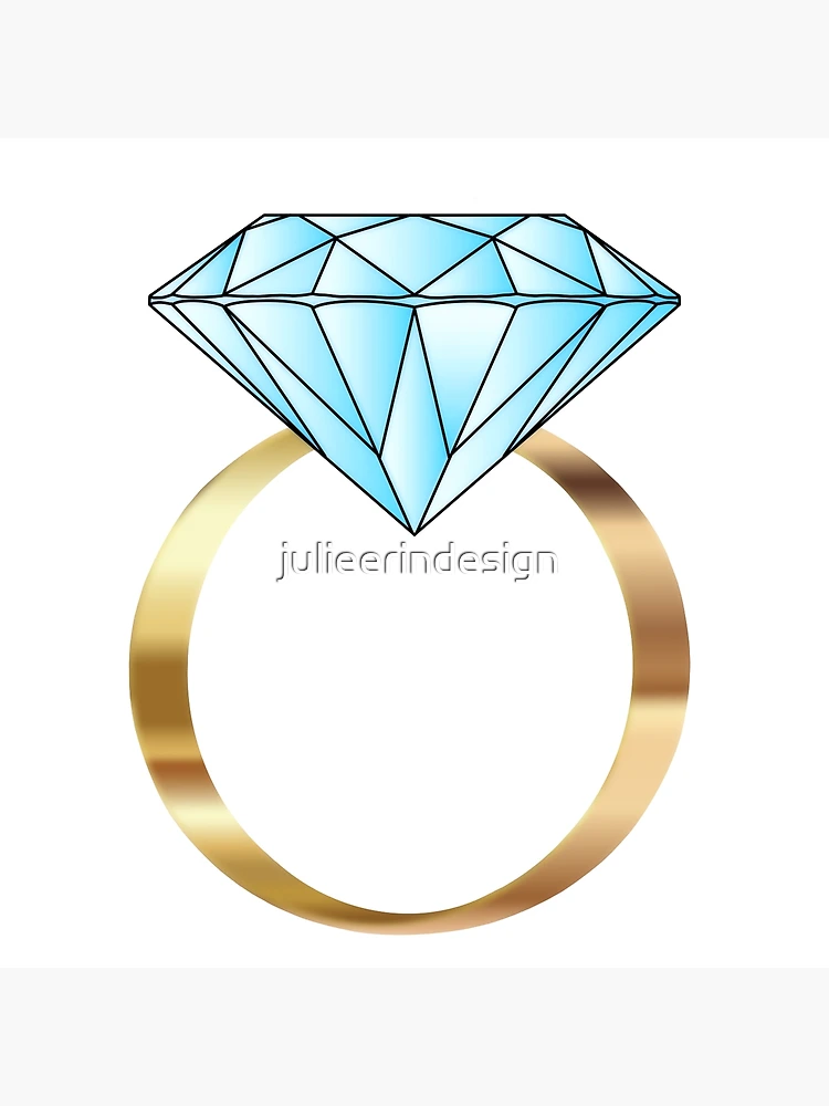 Diamond Ring Picture for Classroom / Therapy Use - Great Diamond Ring  Clipart