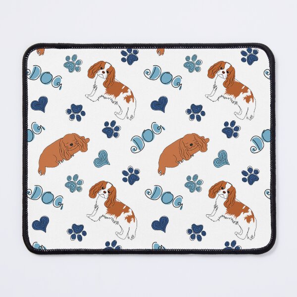 Item preview, Cavalier King Charles Spaniel Dog - Blenheim and Ruby designed and sold by Lulupainting.