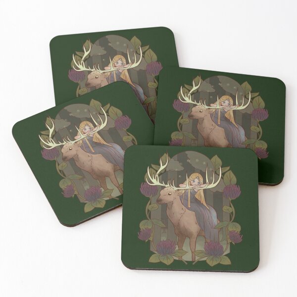 Item preview, Fairy Tale Deer in in the Magical Forest   designed and sold by KaneGarrick.