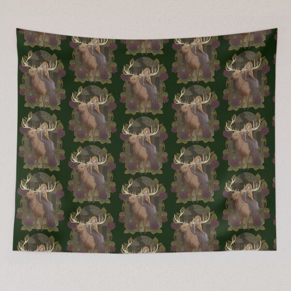 Item preview, Fairy Tale Deer in in the Magical Forest   designed and sold by KaneGarrick.