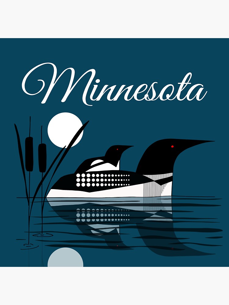 "Minnesota Loon" Sticker for Sale by HollyHelgeson Redbubble