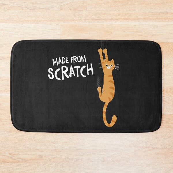 Item preview, Made From Scratch Orange Cat Hanging On Funny Tabby Cat designed and sold by Jenn Inashvili.