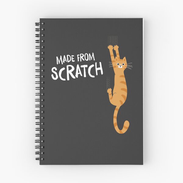 Item preview, Made From Scratch Orange Cat Hanging On Funny Tabby Cat designed and sold by Jenn Inashvili.